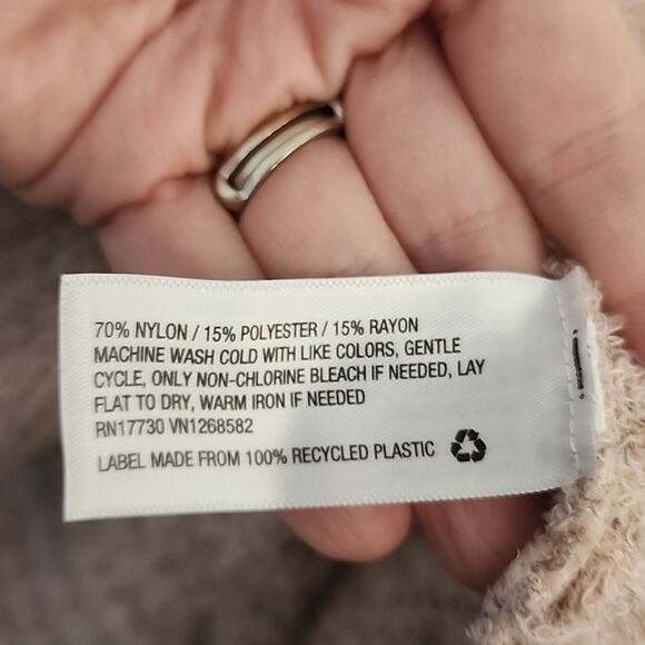 Knox Rose Light Pink Soft Sweater, XXL - Picture 5 of 6